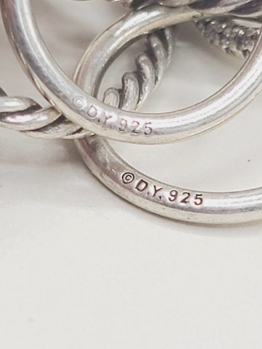 David Yurman Mobile Drop Earrings With Diamonds - Picture 3 of 3